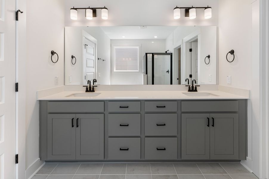 Furnished interior in a model home at Creek Pointe in Moncks Corner (Image 11).