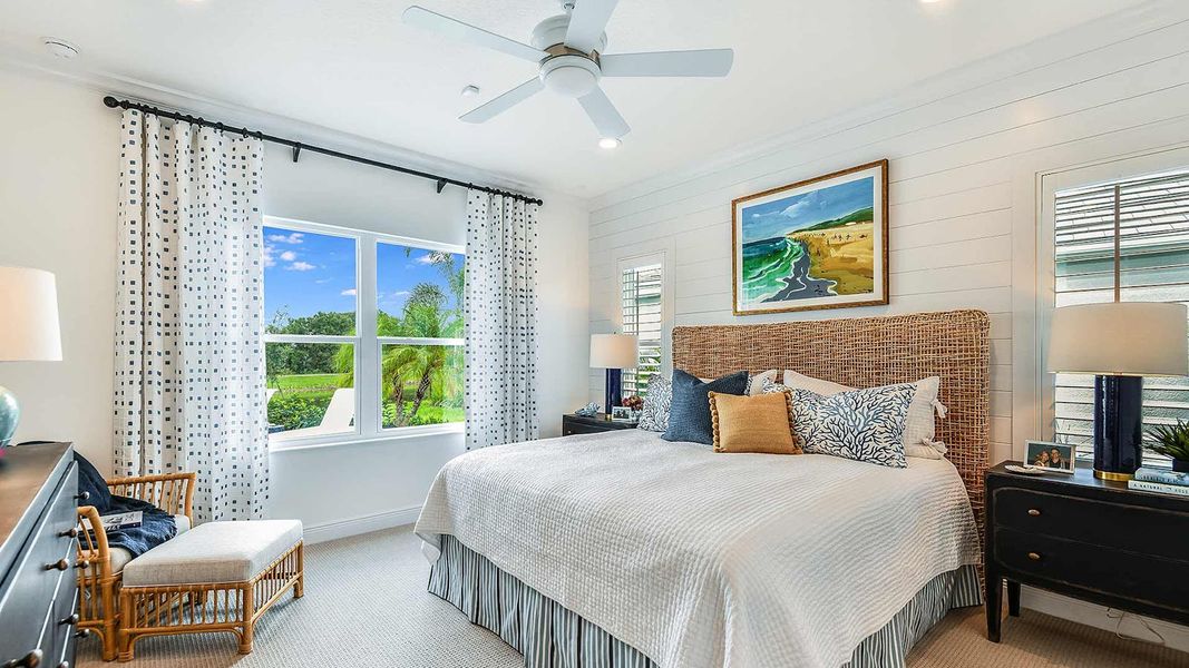 Furnished interior in a model home at Windward in Sarasota (Image 8).