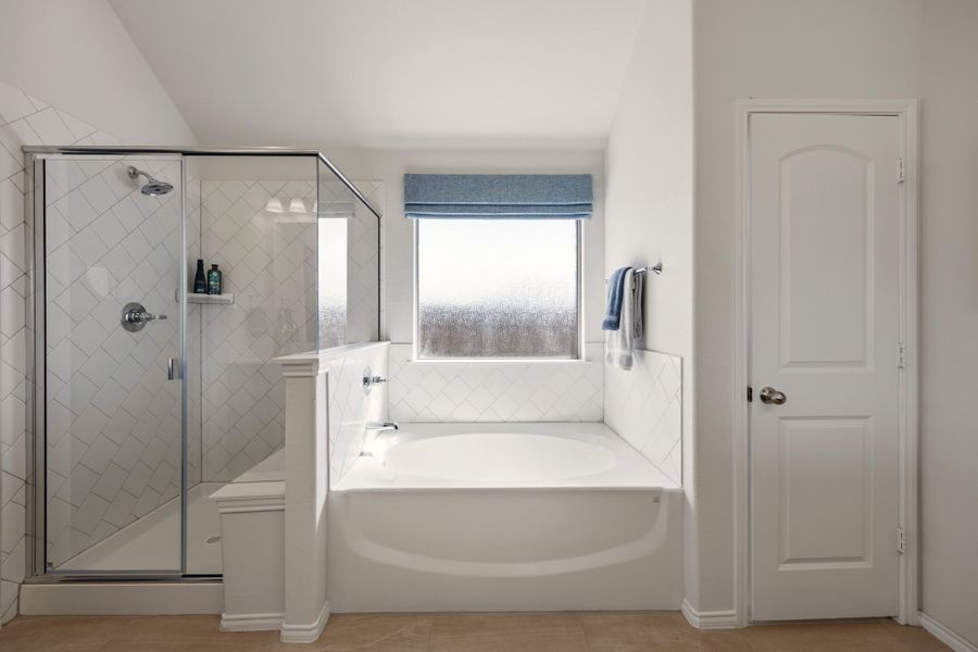 Furnished interior in a model home at Chisholm Hills in Cleburne (Image 32).