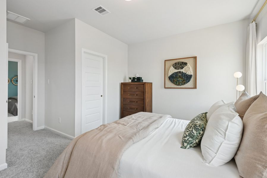 The Princeton II- Secondary Bedroom Upstairs The Princeton II- Secondary Bedroom Upstairs