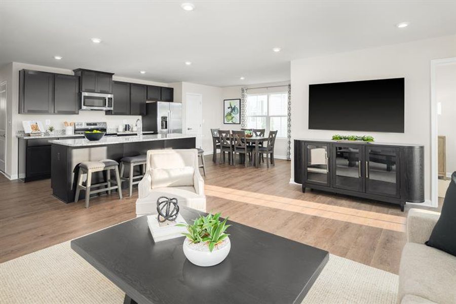 Furnished interior in a model home at Fox Valley in Madison (Image 4).