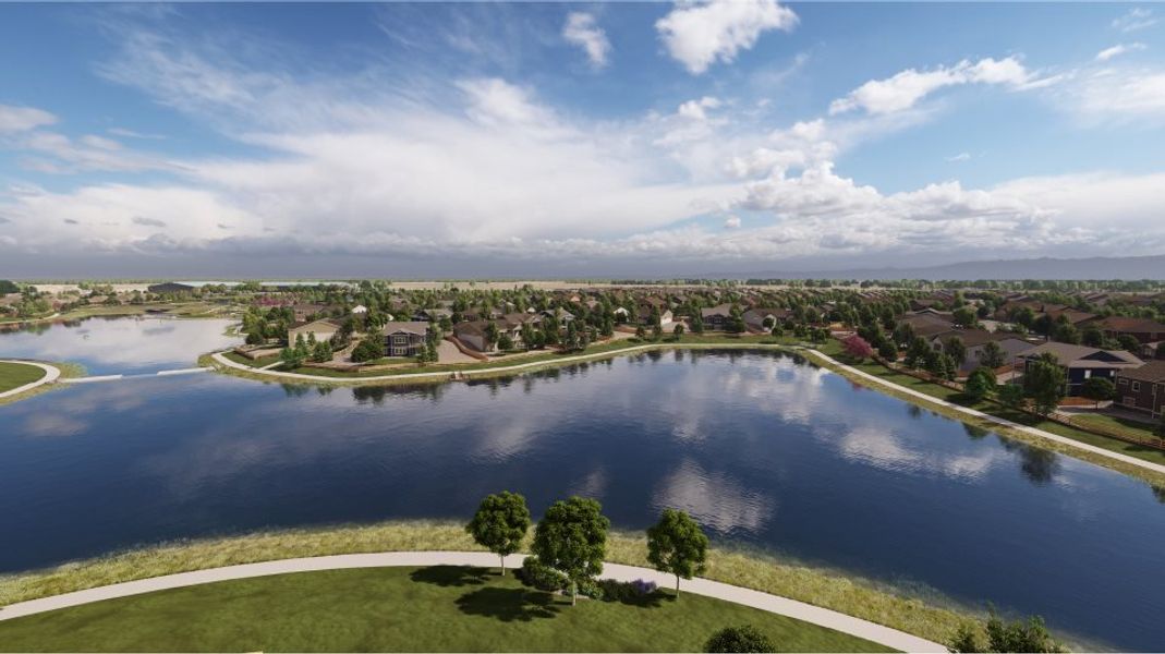 Timnath Lakes Amenity Lake View