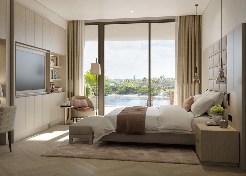 Furnished interior in a model home at Rosewood Residences Hillsboro Beach in Hillsboro Beach (Image 25).