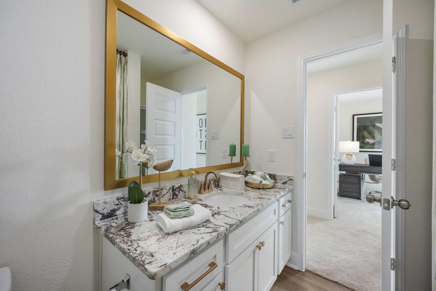 Alicante Model Home – Picasso Floorplan – Secondary Bathroom Alicante Model Home – Picasso Floorplan – Secondary Bathroom