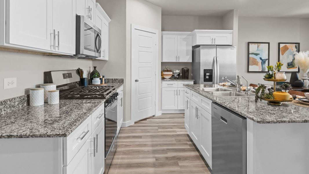 Furnished interior in a model home at Yukon Ridge in Odessa (Image 5). Furnished interior in a model home at Yukon Ridge in Odessa (Image 5).