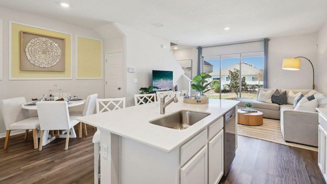 Furnished interior in a model home at Brentwood in Davenport (Image 10).
