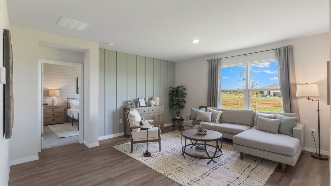 Furnished interior in a model home at Annabelle Estates in Lake Wales (Image 3). Furnished interior in a model home at Annabelle Estates in Lake Wales (Image 3).