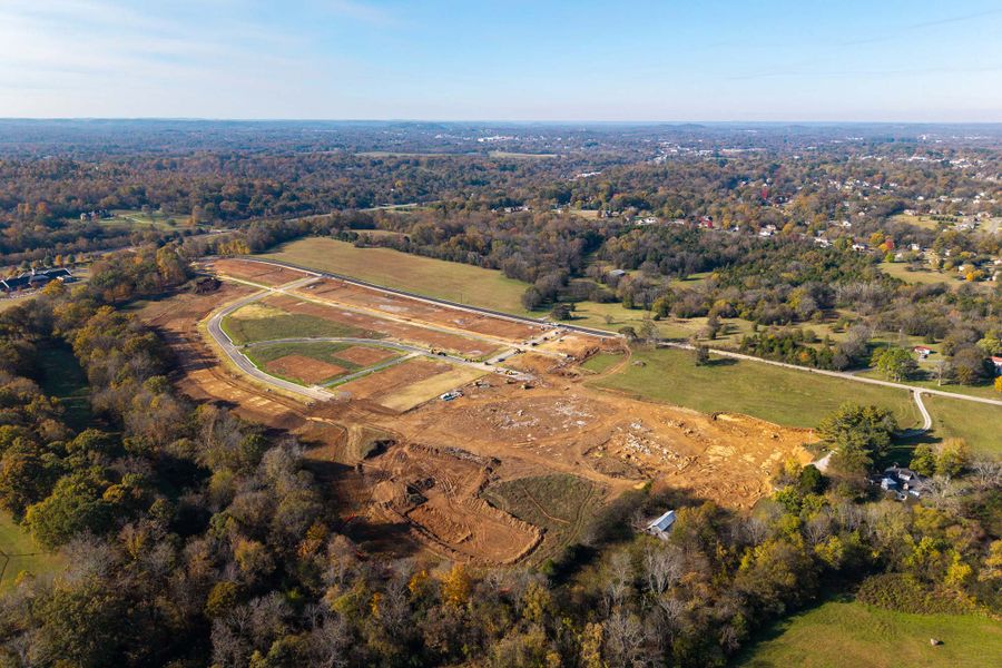 Site preparation and early development at Heritage Green – The Signature Collection in Columbia, TN (Image 2).