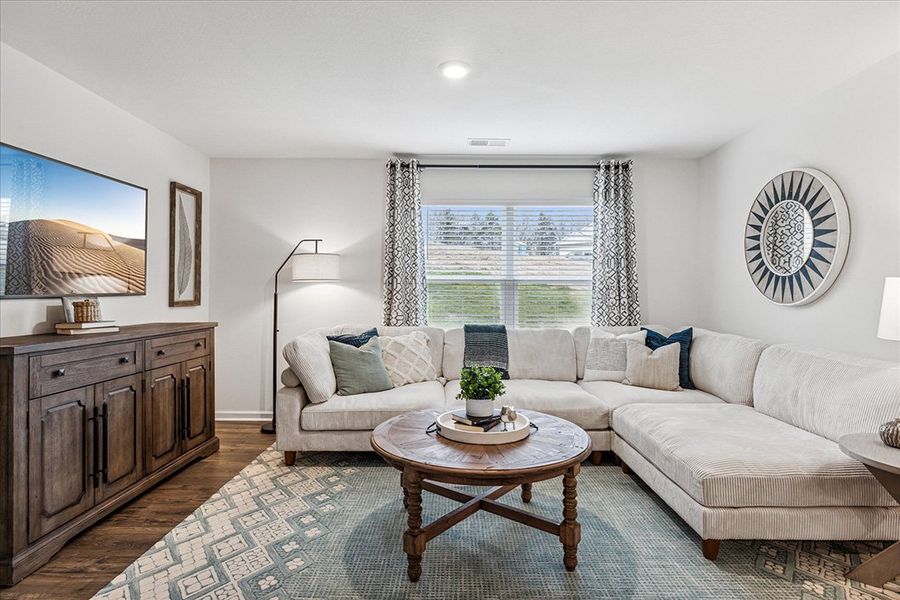Furnished interior in a model home at Creekside Ridge in Dandridge (Image 19).