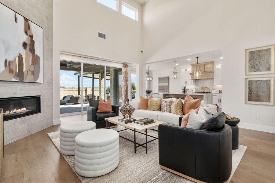 Plan 1687 North Sky 65s Living Area Photo by American Legend Homes