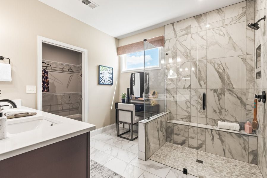 Furnished interior in a model home at Lochmoor at Savannah Lakes in Hiram (Image 34).