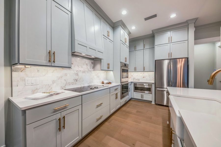 Furnished interior in a model home at Ocean Ridge in St. Augustine Beach (Image 9).