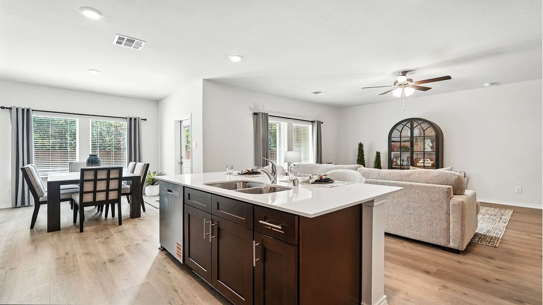 Furnished interior in a model home at The Reserve at Timber Creek in Lindale (Image 13).