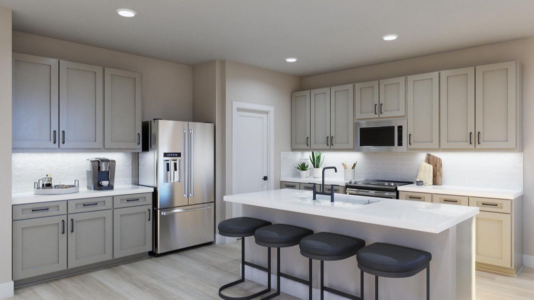 Kitchen | Kodee | Topaz Collection – Freedom at Anthem in Kyle, TX by Landsea Homes