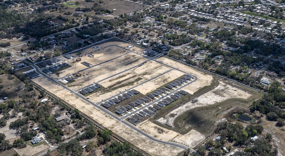 Site preparation and early development at Pinecone Reserve in Brooksville, FL (Image 10).