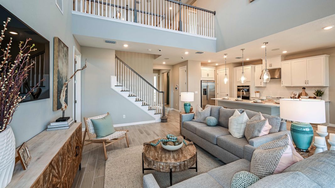 Furnished interior in a model home at Tiburon in Nokomis (Image 6).