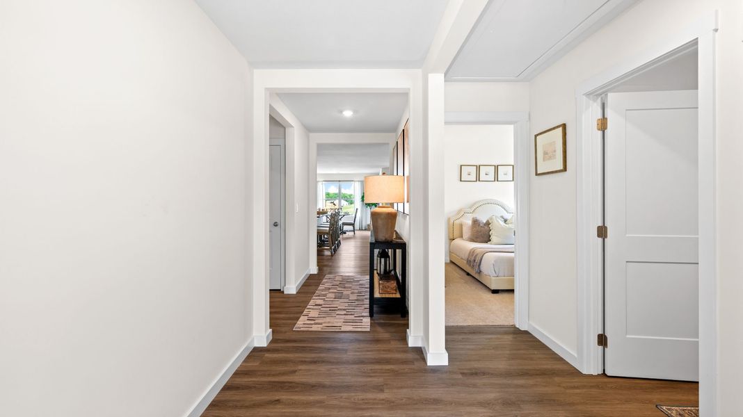 Furnished interior in a model home at Bayview at Harbor Crest in Ooltewah (Image 4).