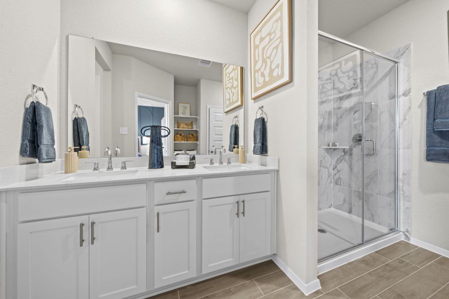 Furnished interior in a model home at Azalea in Pattison (Image 9). Furnished interior in a model home at Azalea in Pattison (Image 9).