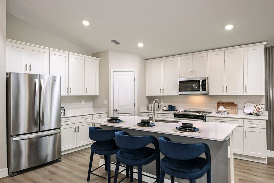 Furnished interior in a model home at Cherrywood Preserve in Ocala (Image 8). Furnished interior in a model home at Cherrywood Preserve in Ocala (Image 8).