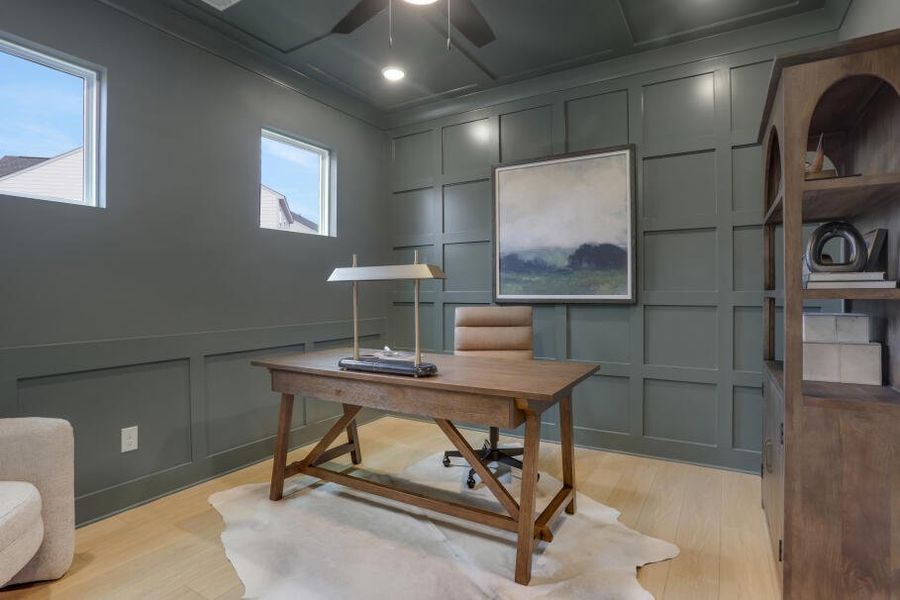 Furnished interior in a model home at Villas at Dawsonville in Dawsonville (Image 9).