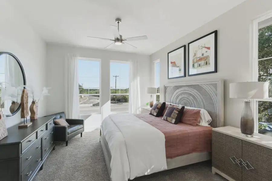 Furnished interior in a model home at Rose Hill in San Antonio (Image 5). Furnished interior in a model home at Rose Hill in San Antonio (Image 5).
