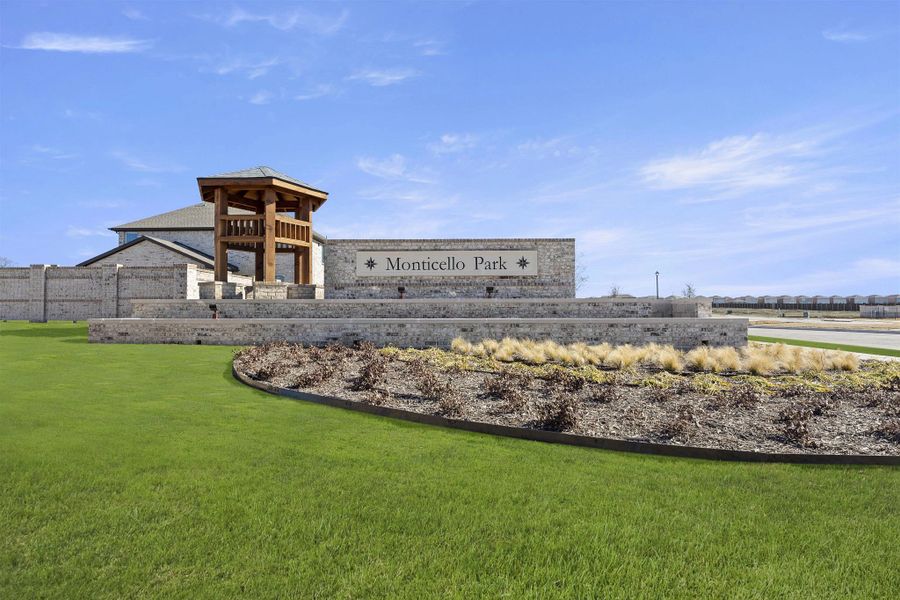 Front exterior of a home in the Monticello Park community, located in Princeton, TX (Image 4).