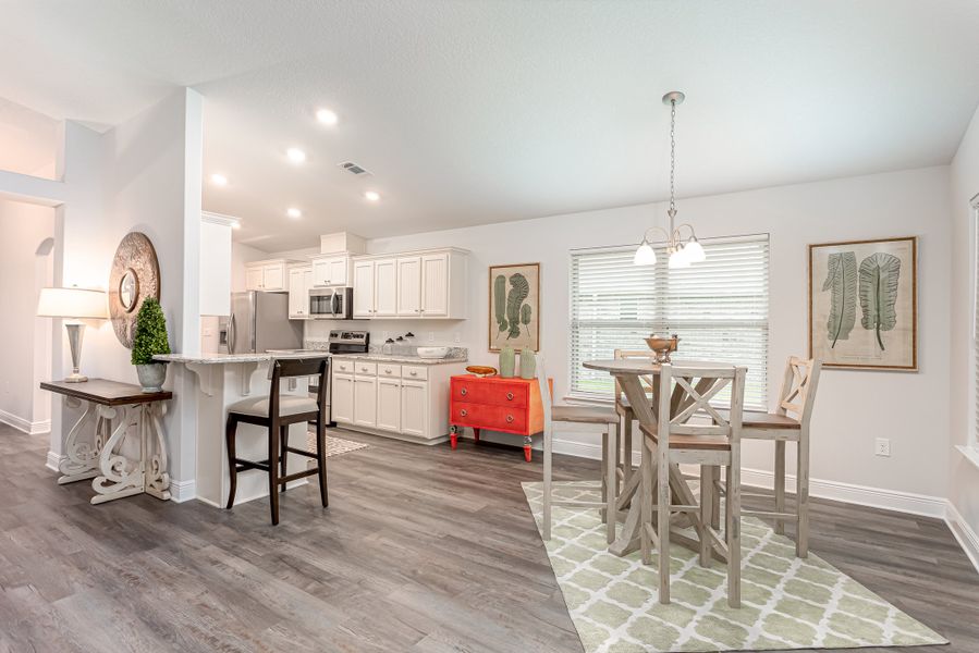 Furnished interior in a model home at Ridgeway Landing in Crestview (Image 8).