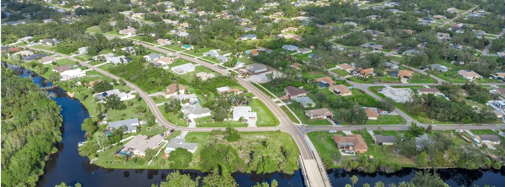 Aerial view of Lennar at Port Charlotte homes