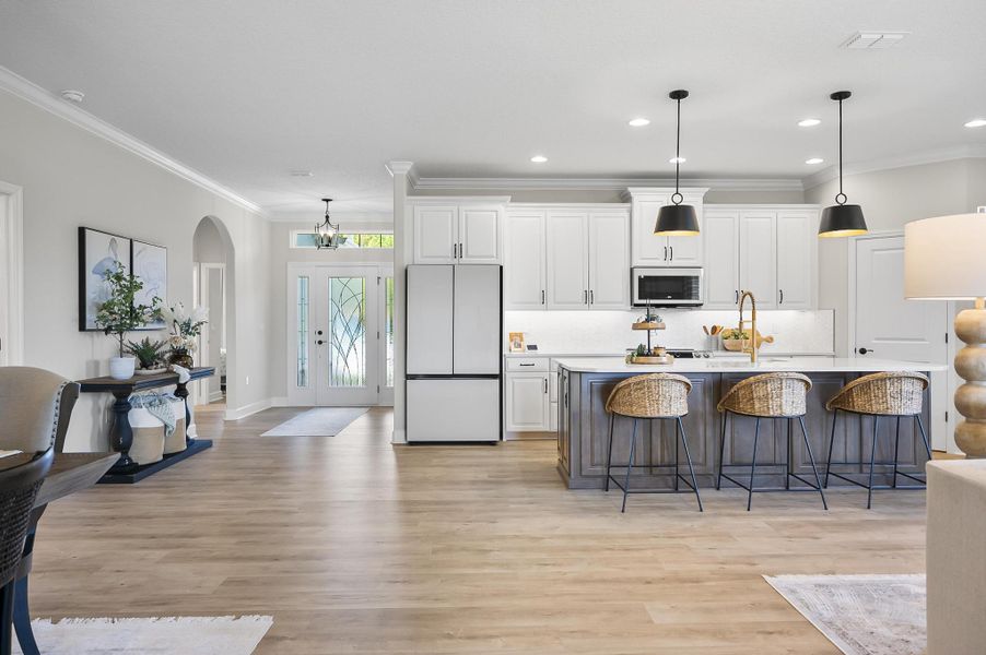 Furnished interior in a model home at Matanzas Cove in Palm Coast (Image 11). Furnished interior in a model home at Matanzas Cove in Palm Coast (Image 11).