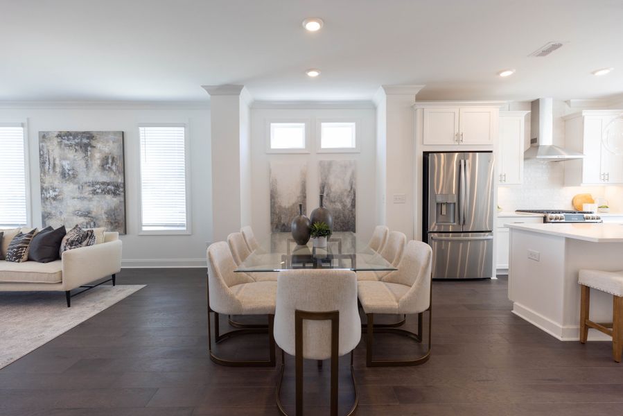 The Glendale Townhome Model - Dining The Glendale Townhome Model - Dining