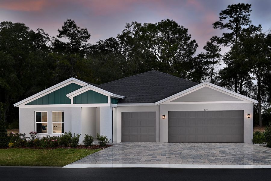 Front exterior of a home in the Cherrywood Preserve community, located in Ocala, FL (Image 5).