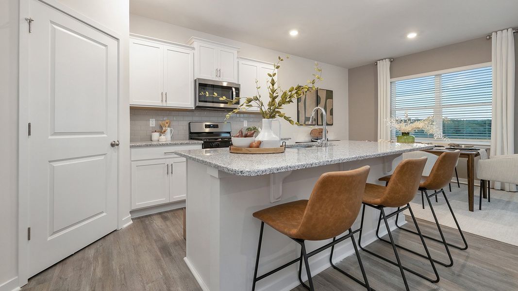 Furnished interior in a model home at The Hamptons at Hickory in Hickory (Image 4). Furnished interior in a model home at The Hamptons at Hickory in Hickory (Image 4).