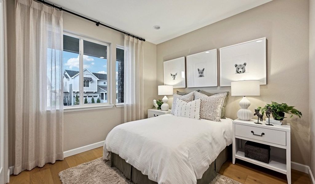 Furnished interior in a model home at Skyline at Parkvale in Littleton (Image 6). Furnished interior in a model home at Skyline at Parkvale in Littleton (Image 6).