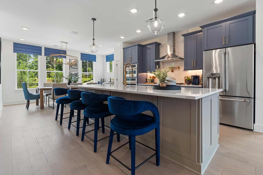 Furnished interior in a model home at Celesta in Decatur (Image 13).