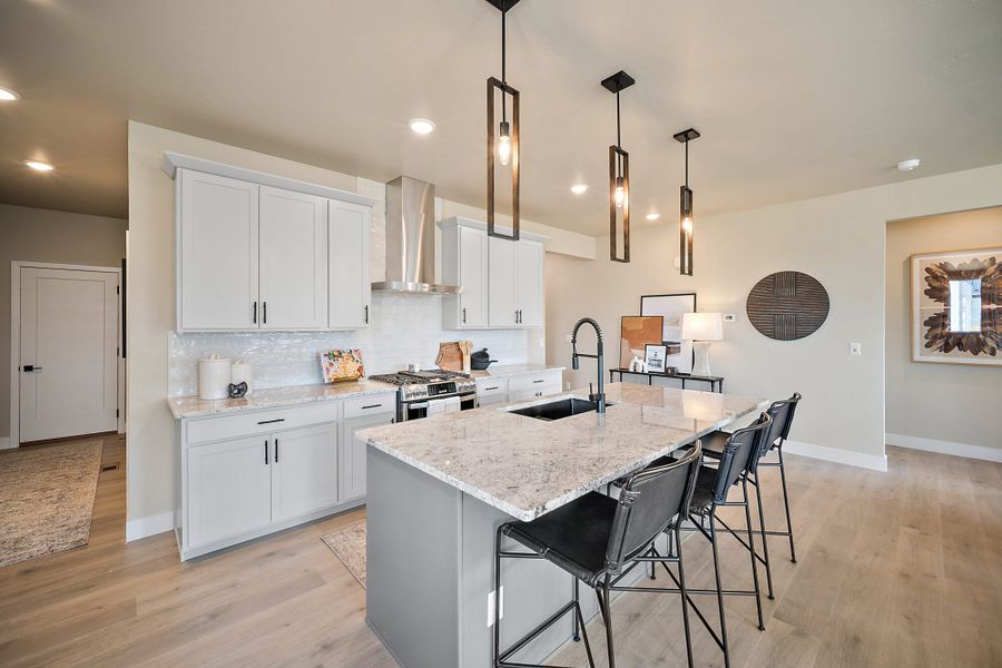 Furnished interior in a model home at The Glen-12 in Colorado Springs (Image 18).