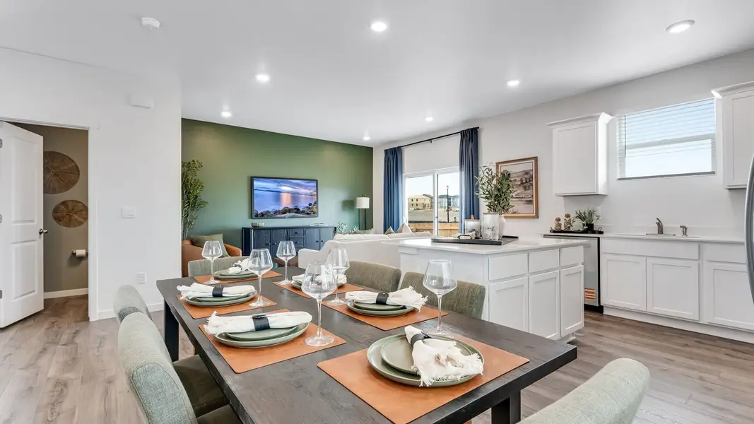 Furnished interior in a model home at The Ridge at Lorson Ranch in Colorado Springs (Image 15).