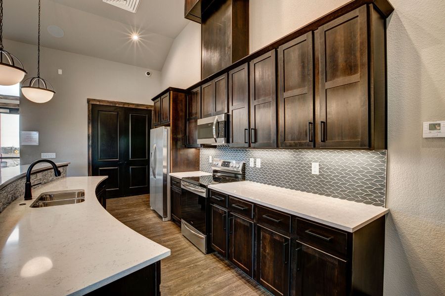 Furnished interior in a model home at Vernazza in Windsor (Image 10).