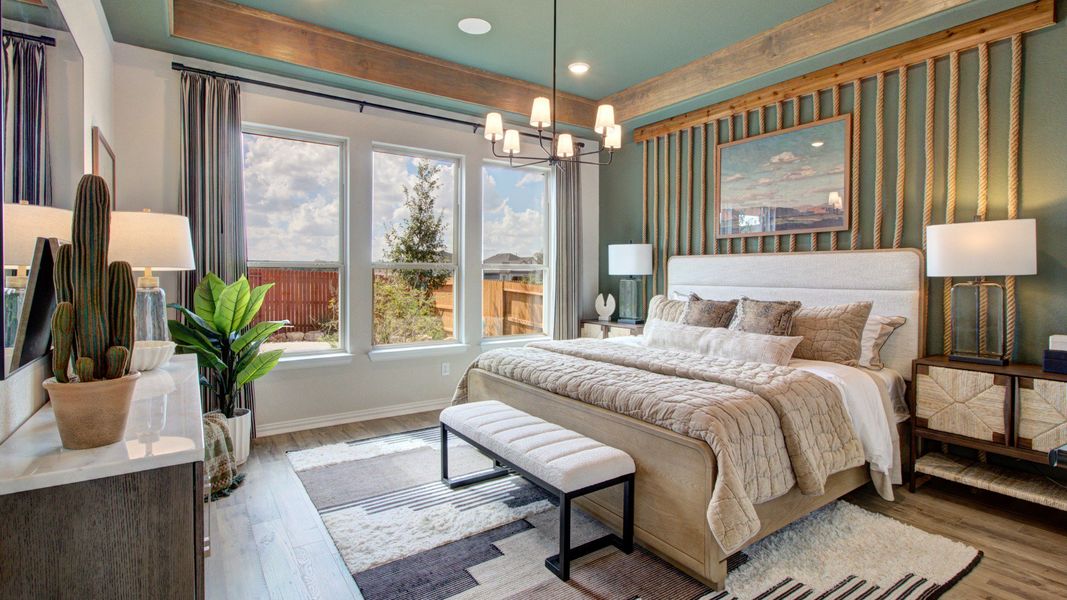 Furnished interior in a model home at Stream Waters in Seguin (Image 26). Furnished interior in a model home at Stream Waters in Seguin (Image 26).