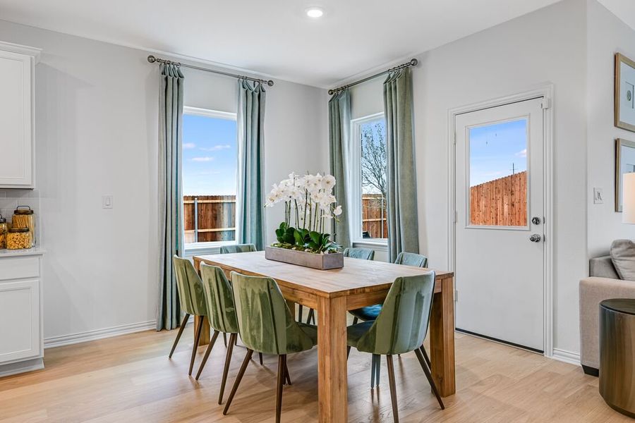 Furnished interior in a model home at Parks at Foster Crossing in Anna (Image 39).