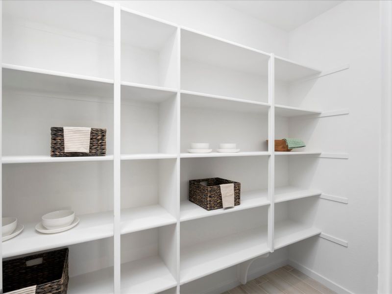 Pantry in Lark Floorplan at Mesquite Mountain Ranch