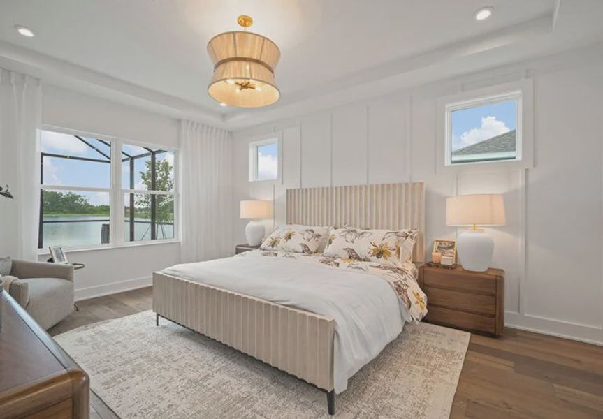 Furnished interior in a model home at Coasterra in Palmetto (Image 30).