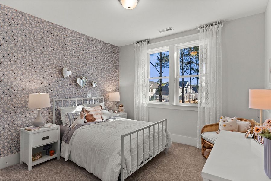 Furnished interior in a model home at The Collection - Knightdale in Knightdale (Image 7).