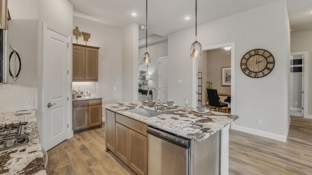 Furnished interior in a model home at Anna Ranch in Anna (Image 36). Furnished interior in a model home at Anna Ranch in Anna (Image 36).