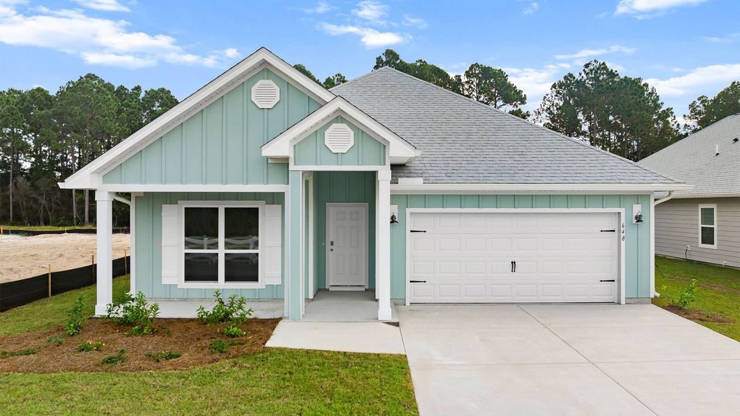Front exterior of a home in the Buffer Farms community, located in Port Saint Joe, FL (Image 17).