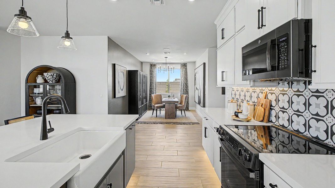 Furnished interior in a model home at Apache Farms in Buckeye (Image 19).