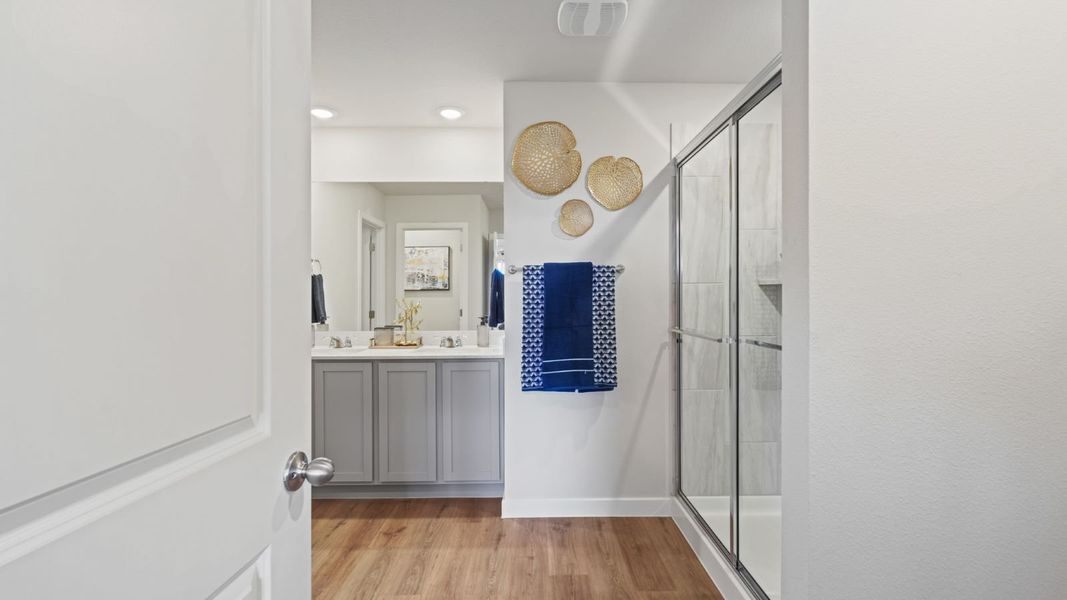 Furnished interior in a model home at Garnett Estates in Portland (Image 20). Furnished interior in a model home at Garnett Estates in Portland (Image 20).
