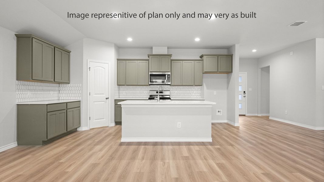 Furnished interior in a model home at Portland Village in Portland (Image 17).