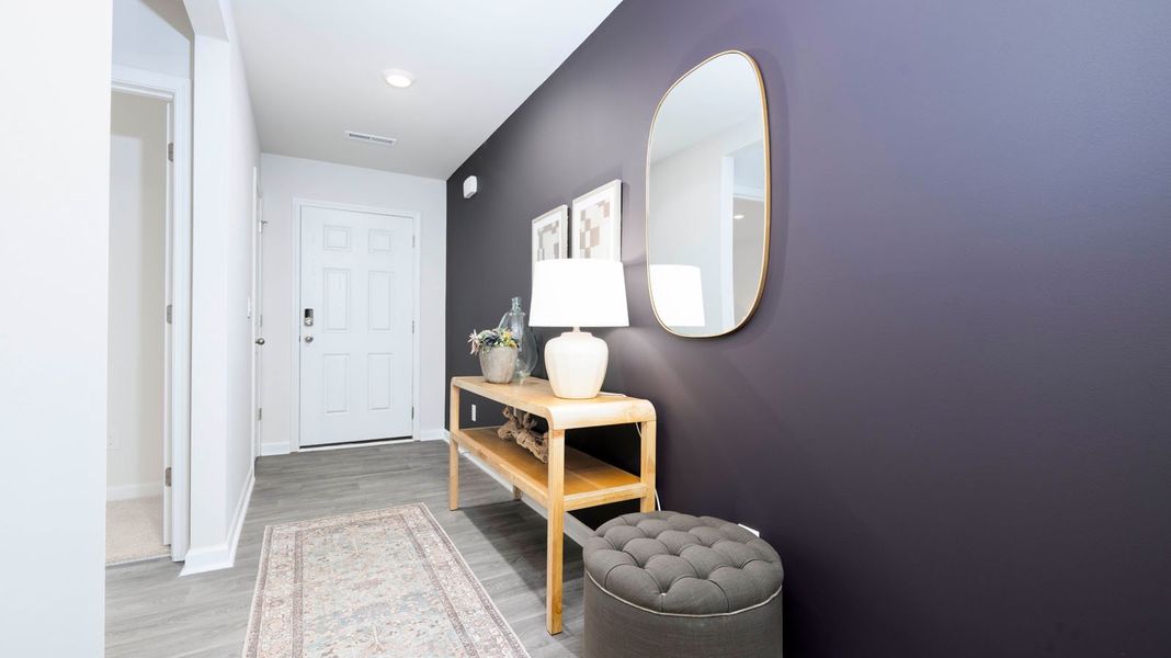 Furnished interior in a model home at Sherwood Estates in Yadkinville (Image 11).