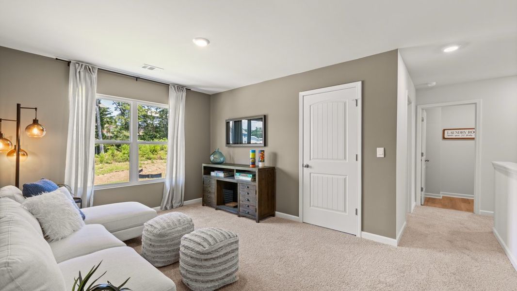 Furnished interior in a model home at Lost Creek in Dallas (Image 41).