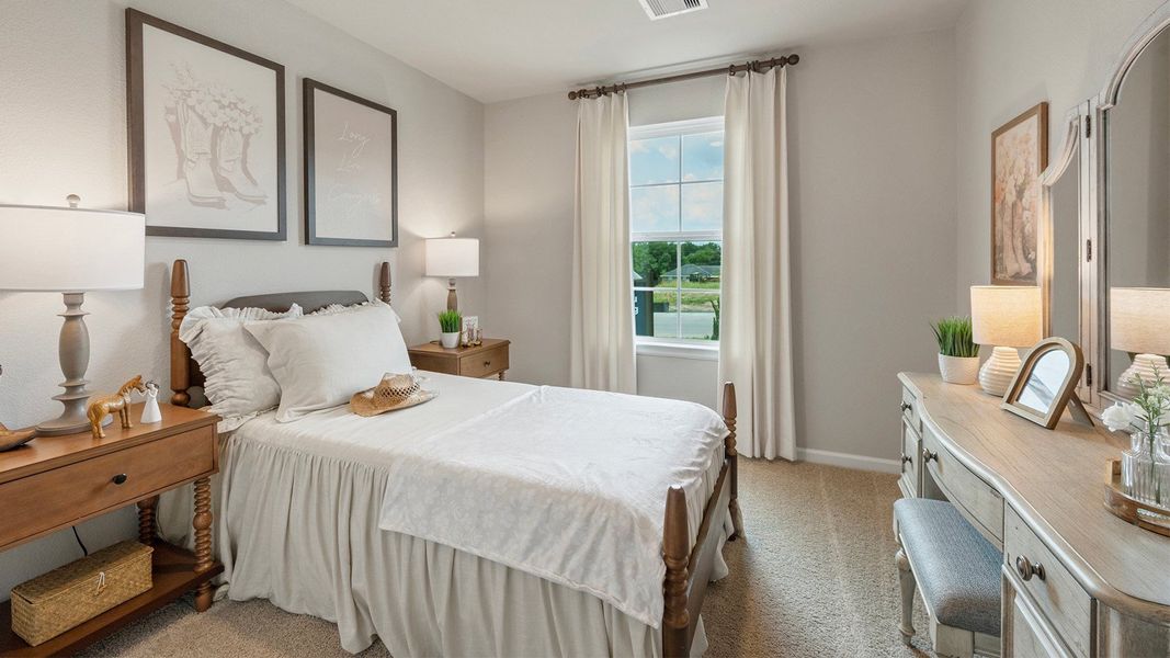 Furnished interior in a model home at Wilkins Valley in Brenham (Image 21).